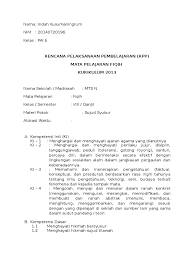 Buku guru fikih kelas 8 mts k13. Rencana Pelaksanaan Pembelajaran Fiqih Kelas Viii Mts