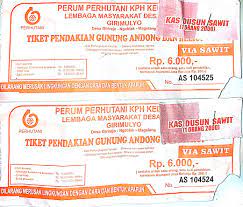 Check spelling or type a new query. Tiket Masuk Dan Parkir Kendaraan Pendakian Gunung Andong Jawa Tengah Denpono Blog