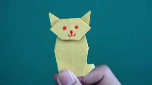 Lucu Cat Origami Cara Membuat Kucing Dari Kertas Mudah Banget Tutor Origami Lucu Kucing