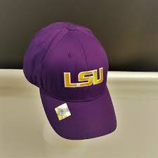 Louisiana State Lsu Tigers Baseball Cap Official Collegiate Hat Purple Gold Captivatingheadgear Lsutigers Lsu Tigers Baseball Tigers Baseball Lsu