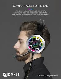 KAKU KSC-453 universal professional gaming bar E-sports wire 3.5mm USB  computer head
