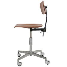 Build your room in 3d. Mid Century Modern Vintage Brown Beech Desk Chair Jorgen Rasmussen 1950s Denmark For Sale At 1stdibs