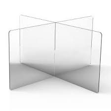 Portable Divider Wall Sneeze Guard Office Table Dividers Plastic Sheet In 2020 Divider Wall Sneeze Guard Divider