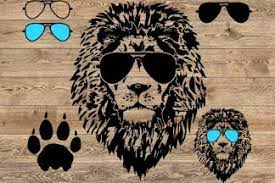 Download Lion Head Glasses Svg Digitanza