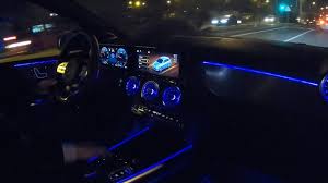 2019 Mercedes B Class Drive Review Ambient Lighting B220d Acceleration Youtube