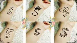 It is a magnificent tattoo and is made on the wrist. Tasmim Blog Simple Mehndi Design With Letter S