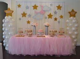 A baby shower decorated top to bottom with birch wouldn't be complete without a beautiful twinkle, twinkle, little star, do you know how loved you are? Twinkle Twinkle Little Star Baby Shower Party Ideas Photo 1 Of 24 Catch My Baby Shower Table Decorations Twinkle Twinkle Baby Shower Decoracion Baby Shower