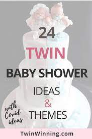 Twin Baby Shower Ideas 24 Unique And Fun Themes Twin Winning Twins Baby Shower Twin Baby Shower Theme Twin Boys Baby Shower
