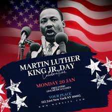 Movements are still in motion to elevate martin luther king jr day to a federal holiday, which would mandate that government offices would close down in recognition of the lengths he went to and the life he gave to. Martin Luther King Jr Day Flyer Template Postermywall