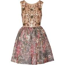 Marchesa Notte Embellished Metallic Brocade Mini Dress Embellished Cocktail Dress Metallic Mini Dresses Vintage Mini Dresses