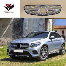 W253 Diamond Front Racing Grill Grille For Mercedes Benz Glc Class W253 X253 Glc200 Glc250 Glc300 Glc450 Sport Version Bla Mercedes Benz Glc Benz Mercedes Benz