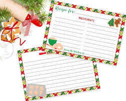 Christmas Recipe Cards Cookie Exchange Recipe Cards Holiday Etsy In 2020 Christmas Recipe Cards Recipe Cards Template Holiday Recipe Card