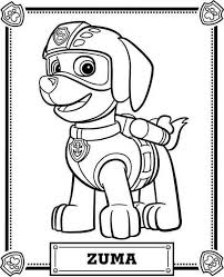 Supercoloring.com is a super fun for all ages: Happy Zuma Paw Patrol Coloring Page Free Printable Coloring Pages For Kids