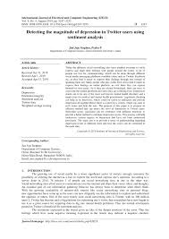 Rf detectors allow you to scan for radio frequencies used to transmit from hidden cameras and microphones. Pdf Detecting The Magnitude Of Depression In Twitter Users Using Sentiment Analysis