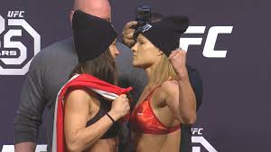 Felice herrig oficjalnie potwierdza starcie z karoliną kowalkiewicz. Karolina Kowalkiewicz Vs Felice Herrig Weigh In Face Off Ufc 223 Khabib Vs Iaquinta R Wmma Youtube