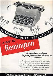Une Machine A Ecrire Et Francais Two Of My Favorite Things Old Ads Vintage Ads Typewriter