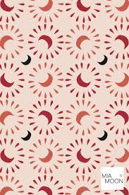 Black And Red Pattern Design Mia Moon Studio Surface Pattern Design Boho Pattern In Red Black Orange Pink Mia Moon St Vintage Pattern Design Surface Pattern Design Boho Pattern Design