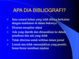 Check spelling or type a new query. Bibliografi Senarai Rujukan Ppt Download