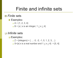 James r knaub, the new definition of infinite set affirms the set elements' uniqueness. Discrete Mathematics Set Ppt Video Online Download