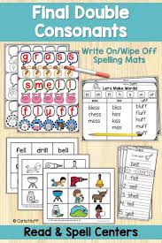 Final Double Consonants Read And Spell Double Consonants Consonant Word Work Fun
