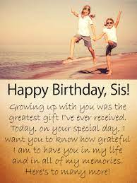There are 3768 wish or memory for sale on etsy, and they cost $8.03 on average. Good Childhood Memories Happy Birthday Wishes Card For Sister Birthday Greeting Cards By Davia