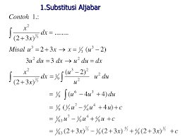 Fungsi ini belum memiliki nilai. Integral Dengan Menggunakan Substitusi Bila Integral Tak Tentu Tidak Dapat Langsung Diintegralkan Dng Menggunakan Rumus Rumus Yang Telah Dibicarakan Ppt Download