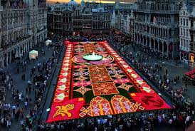 究極のフラワーカーペットの祭典 in ベルギー roomie ルーミー ベルギー ブリュッセル カーペット