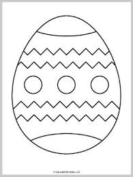 Beautiful eggs with or without patterns, so that the child can show imagination and draw the pattern himself. Free Printable Easter Egg Templates And Coloring Pages Mombrite