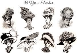 Edwardian Hat Styles Of The Ladies Edwardian Hat Victorian Hats Edwardian Fashion