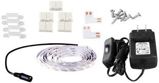 Patriot Lighting 16 4 White Flexible Plug In Led Tape Light At Menards