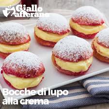 Mi Piace 3 919 Commenti 19 Giallozafferano Giallozafferano Su Instagram Bocche Di Lupo Alla Crema Soffici E Golose Food Hamburger Bun Hamburger