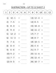 Free Math Sheets First Grade Math Worksheets 1st Grade Math Worksheets Math Subtraction Worksheets