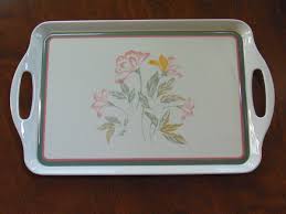 Corelle Coordinates by Reston Lloyd -PINK TRIO- Melamine 19" Serving Tray  -NEW