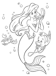 Free, printable coloring pages for adults that are not only fun but extremely relaxing. Ariel The Mermaid Coloring Pages 100 Printable Coloring Pages