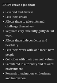 Pin By Grace Griffith On Enfp Ish Enfp Personality Enfp Jobs Myers Briggs Personality Types