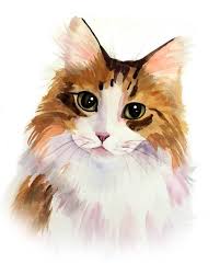 Custom pet portraits in watercolor. Custom Pet Portrait Pet Portrait Painting Dog Portrait Gift Etsy Watercolor Dog Portrait Watercolor Cat Cat Painting