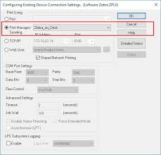 How To Connect Windows Printers In Loftware Device Configuration Loftware Print Server Family Knowledge Base Loftware Knowledge Base