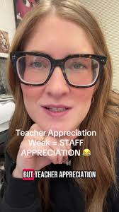 I think we should change it to “Education Appreciation Week”. We all make  this school run. Without the support staff I could not do my job.  #teacherappreciation