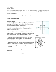 Nine times out of ten they are really a pyramid scheme disguised as a real opportunity to get in on the ground floor. Pyramid Project Chapter 2 Test