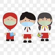 Masker respirator sekali pakai, masker sekali pakai, biru, medis png. Kids Students In Uniform Wear Face Mask Kid Kids Student Png Transparent Image And Clipart For Free Download In 2021 Kids Clipart Student Clipart Kids Background