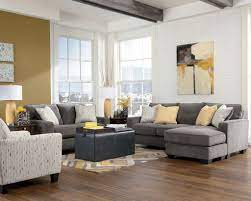 Grey hardwood floors look very clear and are the perfect choice for contemporary interiors or formal rooms. Living Room Grey Sofa Wooden Floor Novocom Top