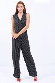 Tulum Cizgili Capraz Yaka Siyah Tulum Modavigo Style Rahat Spor Giyim Tasarim Toptan Kapali Moda Otantik Erkek 2018 Kadi Siyah Tulum Moda Tulum