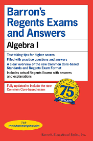 Regents examination in algebra i. Regents Exams And Answers Algebra I Barron S Regents Ny Amazon De Rubinstein M S Gary M Fremdsprachige Bucher