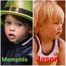 Me and Mems side by side at 2 years old. Pretty Crazy.