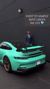 Image result for Mint Green 2025 Porsche