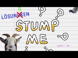 Check spelling or type a new query. Stump Me Losungen Aller Level Android Iphone Check App