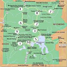Top Ten Attractions Yellowstone National Park Yellowstone National Park Vacation Yellowstone Vacation National Park Vacation