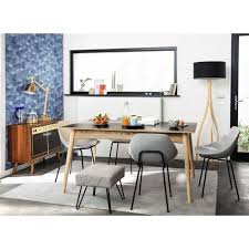 Composition salle à manger complète moderne coloris chêne gris et piétement métallique. Table A Manger Extensible 6 A 10 Personnes Gris Anthracite L150 220 Boop Maisons Du Monde