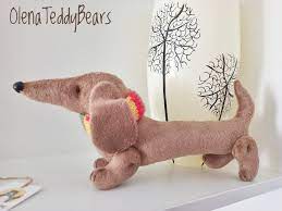 Stuffed Animal Dog Dog Plush Dachshund Dog Toy Puppy Plush Etsy Toy Puppies Handmade Plush Dachshund Dog