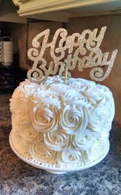 Buttercream Birthday Cake For Grandma Ideas Grandma S 80th Birthday Cake White Rosette Cake Tastycakesbyanna 80 Birthday Cake 17 Birthday Cake 15th Birthday Cakes